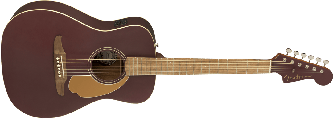 Fender Malibu Player, Walnut Fingerboard, Burgundy Satin by FMIC