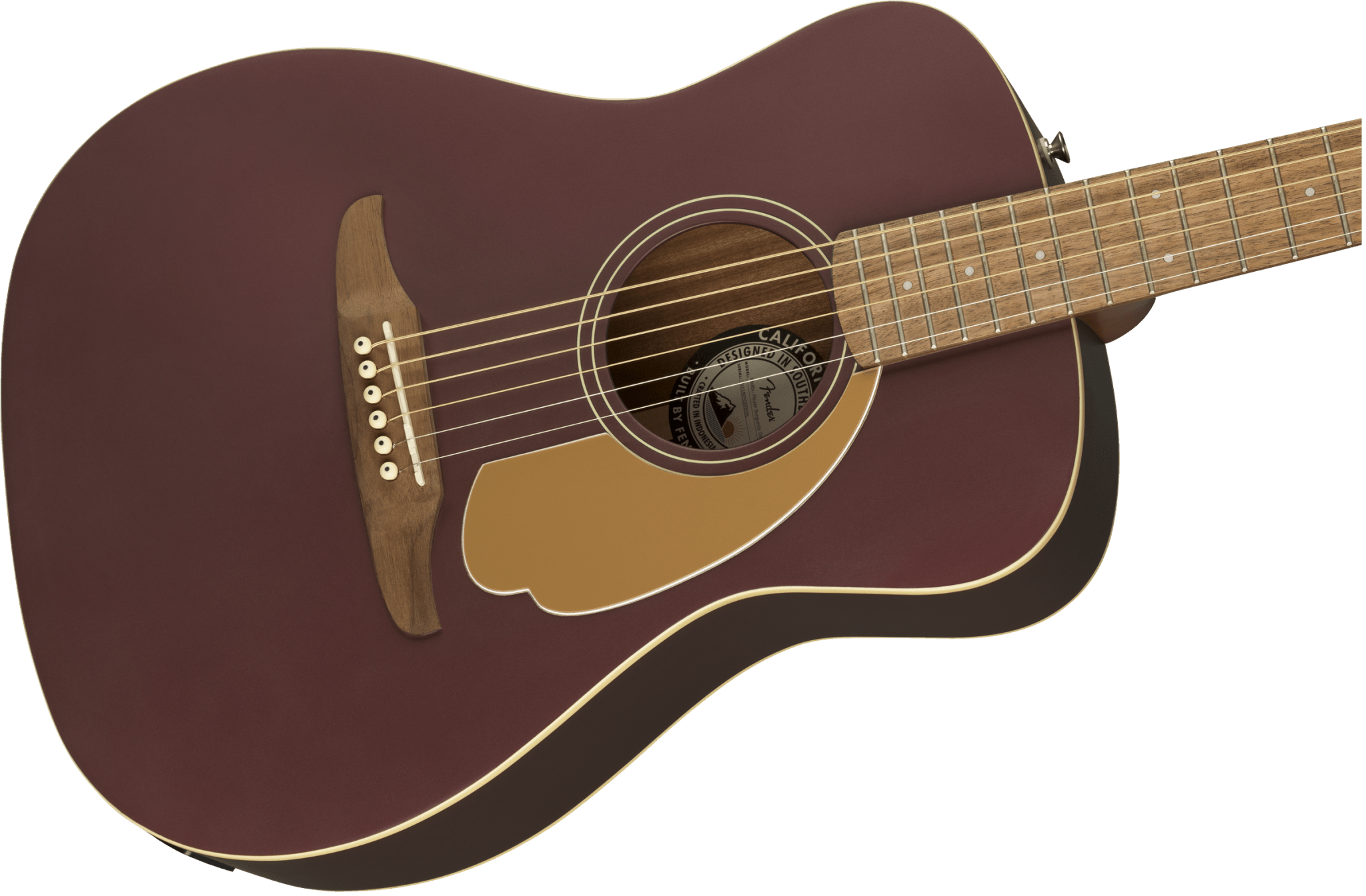 Fender Malibu Player, Walnut Fingerboard, Burgundy Satin by FMIC