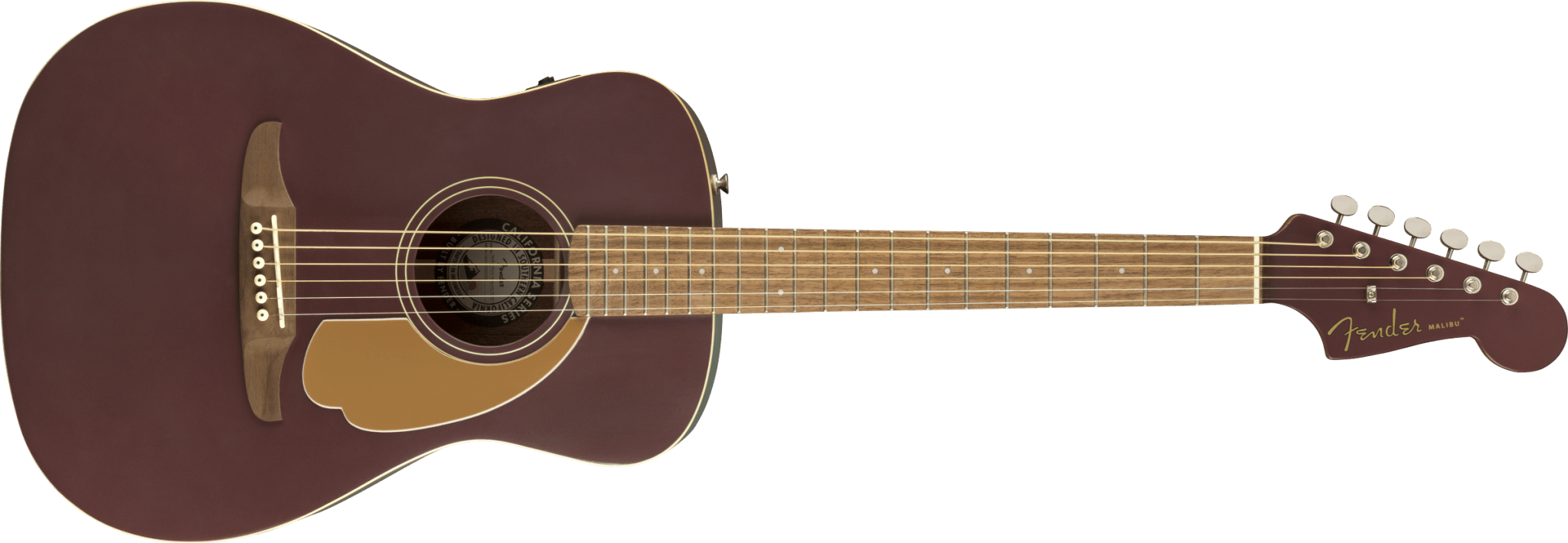 Fender Malibu Player, Walnut Fingerboard, Burgundy Satin by FMIC