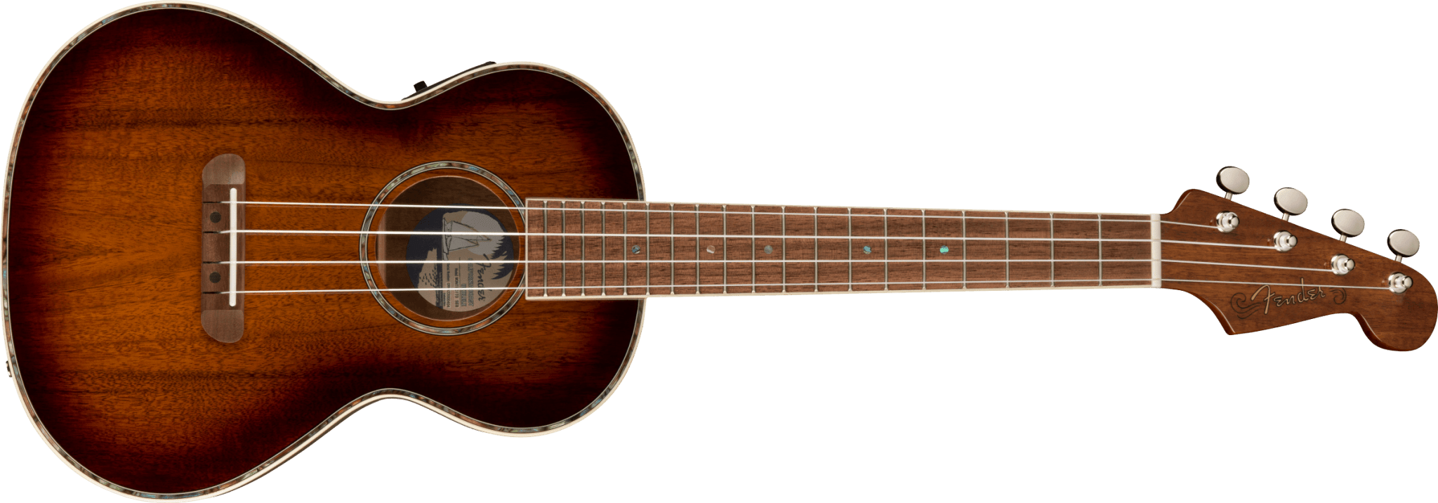 Fender Montecito Tenor Ukulele, Walnut Fingerboard, Shaded Edge Burst by FMIC