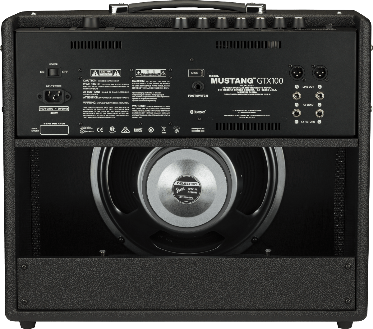 Fender Mustang™ GTX100, 120v by FMIC
