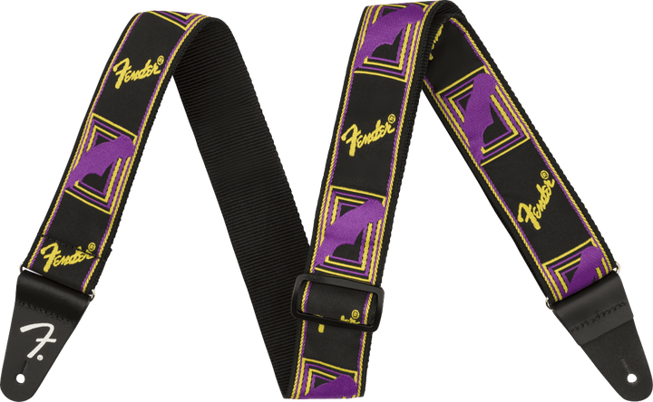 Fender Neon Monogrammed Strap, 2" by FMIC