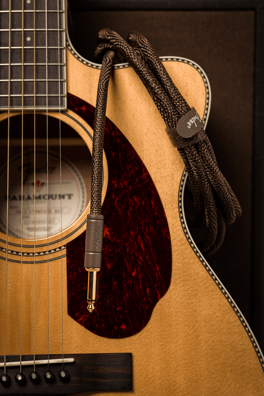 Fender Paramount Acoustic Instrument Cable, Brown by FMIC