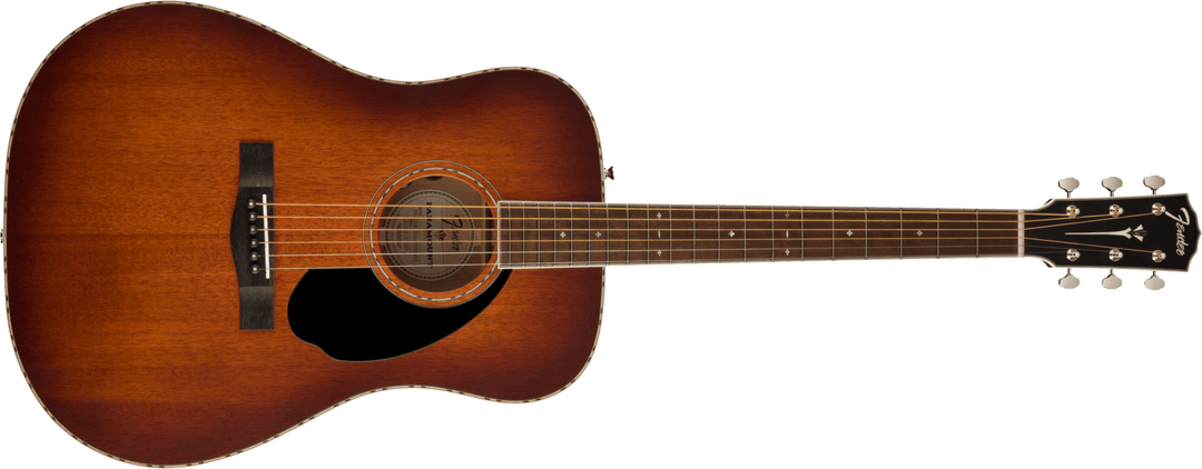 Fender PD - 220E Dreadnought, All Mahogany, Ovangkol Fingerboard, Aged Cognac Burst by FMIC