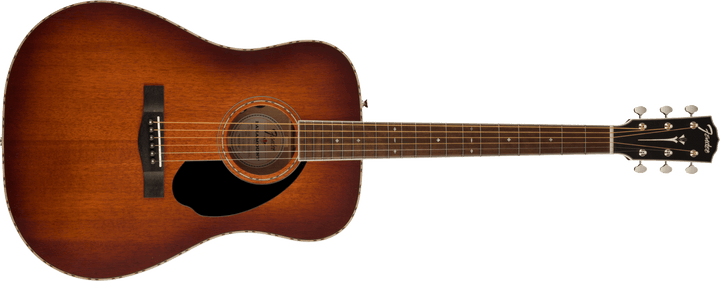 Fender PD - 220E Dreadnought, All Mahogany, Ovangkol Fingerboard, Aged Cognac Burst by FMIC