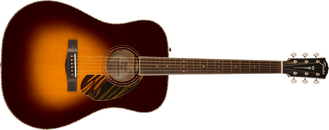 Fender PD - 220E Dreadnought, Ovangkol Fingerboard, 3 - Color Vintage Sunburst by FMIC