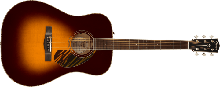 Fender PD - 220E Dreadnought, Ovangkol Fingerboard, 3 - Color Vintage Sunburst by FMIC