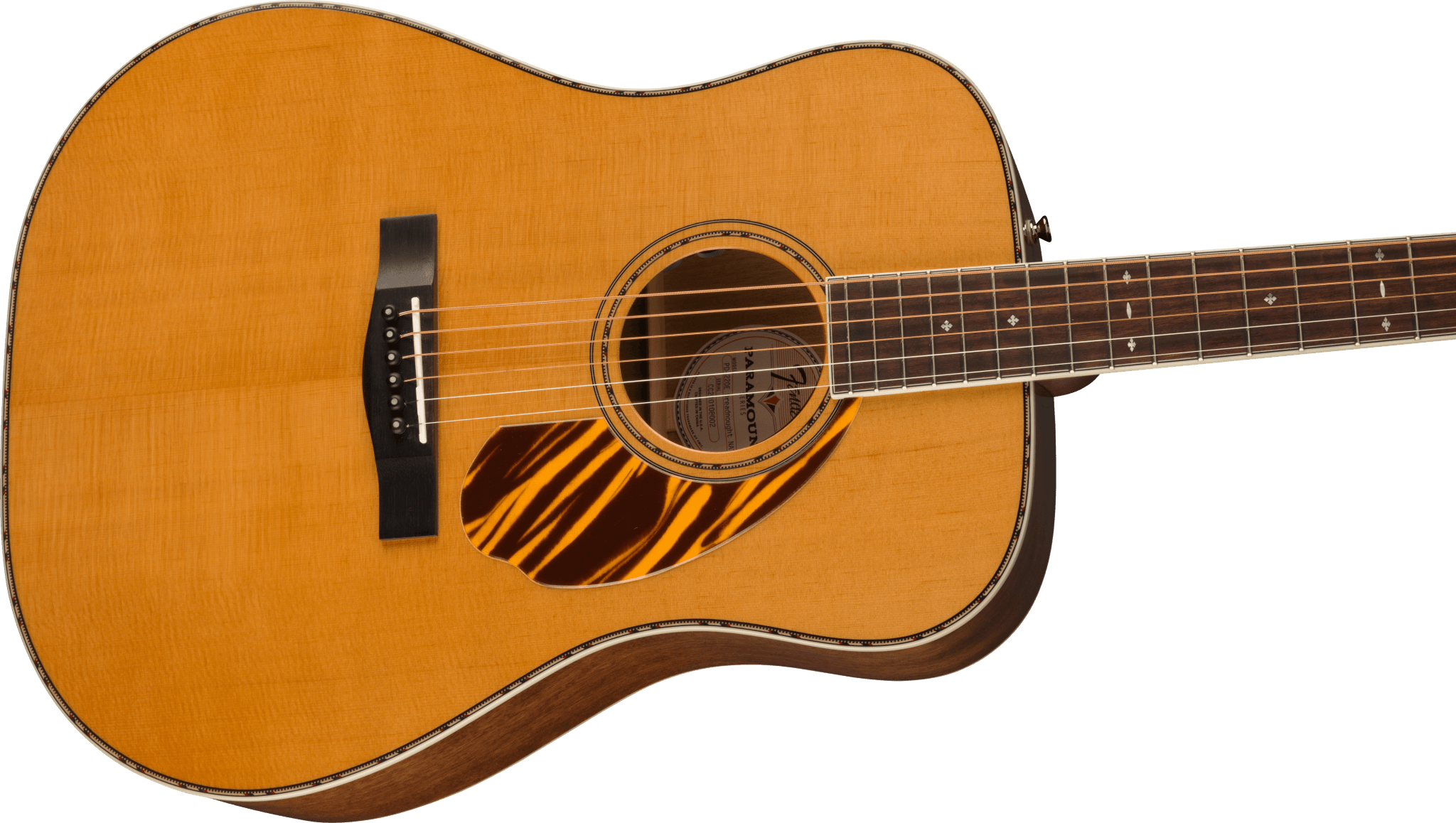 Fender PD - 220E Dreadnought, Ovangkol Fingerboard, Natural by FMIC