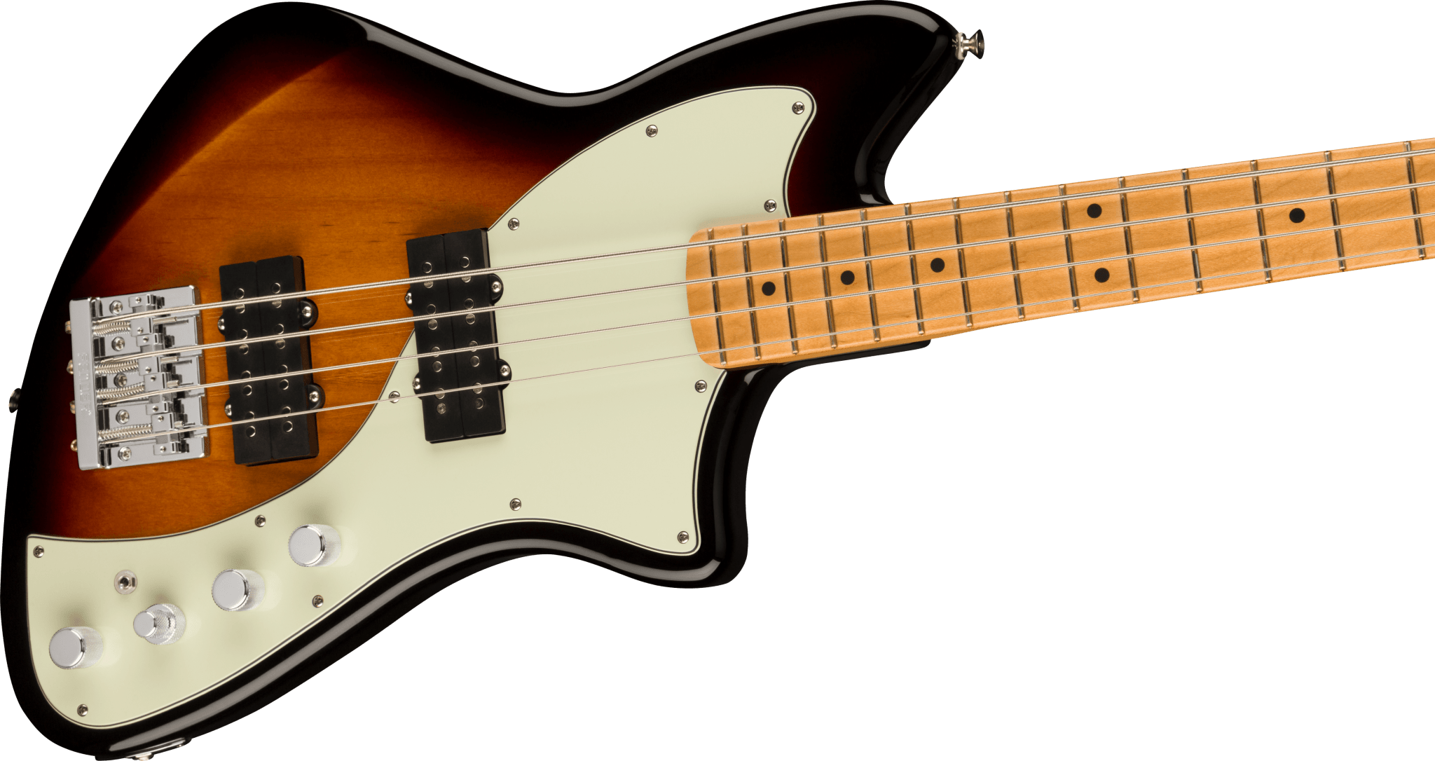 Fender Player Plus Active Meteora® Bass, Pau Ferro Fingerboard, 3 - Colour Sunburst by FMIC