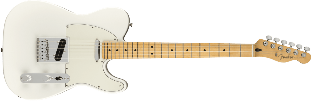 Fender Player Telecaster®, Maple Fingerboard, Polar White by FMIC
