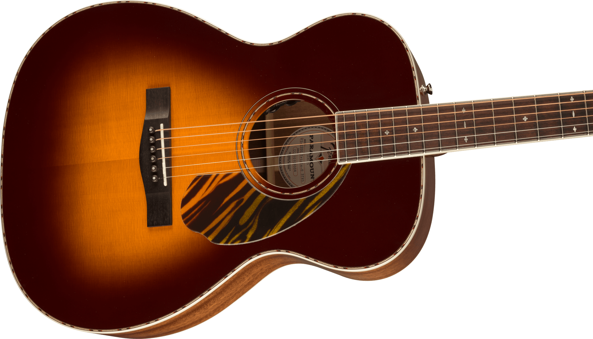 Fender PO - 220E Orchestra, Ovangkol Fingerboard, 3 - Color Vintage Sunburst by FMIC