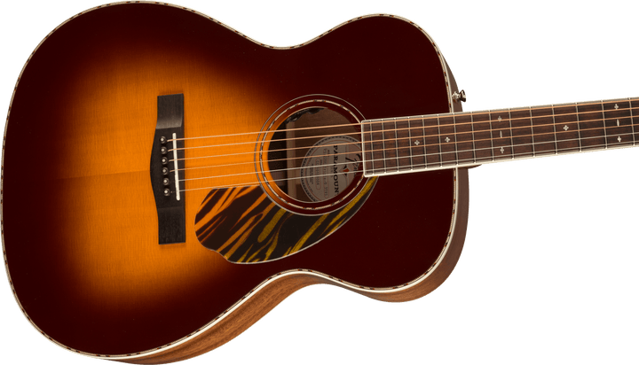 Fender PO - 220E Orchestra, Ovangkol Fingerboard, 3 - Color Vintage Sunburst by FMIC