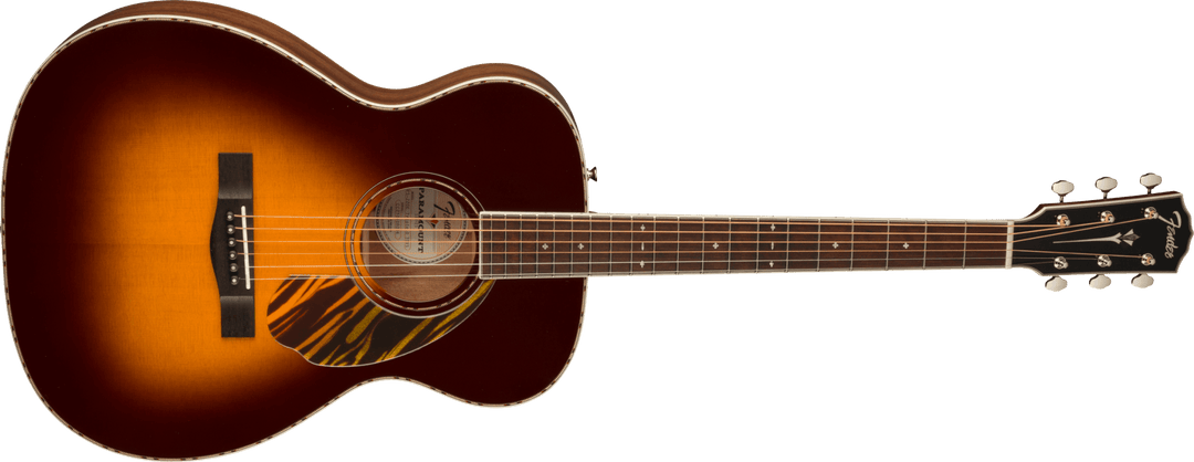 Fender PO - 220E Orchestra, Ovangkol Fingerboard, 3 - Color Vintage Sunburst by FMIC