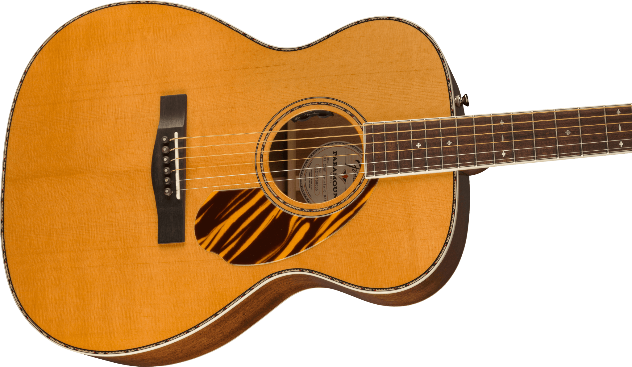 Fender PO - 220E Orchestra, Ovangkol Fingerboard, Natural by FMIC