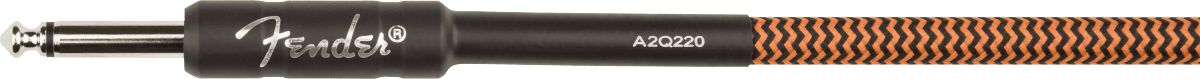 Fender Professional 10' Instrument Cable, Orange/Black Limited - Edition by FMIC