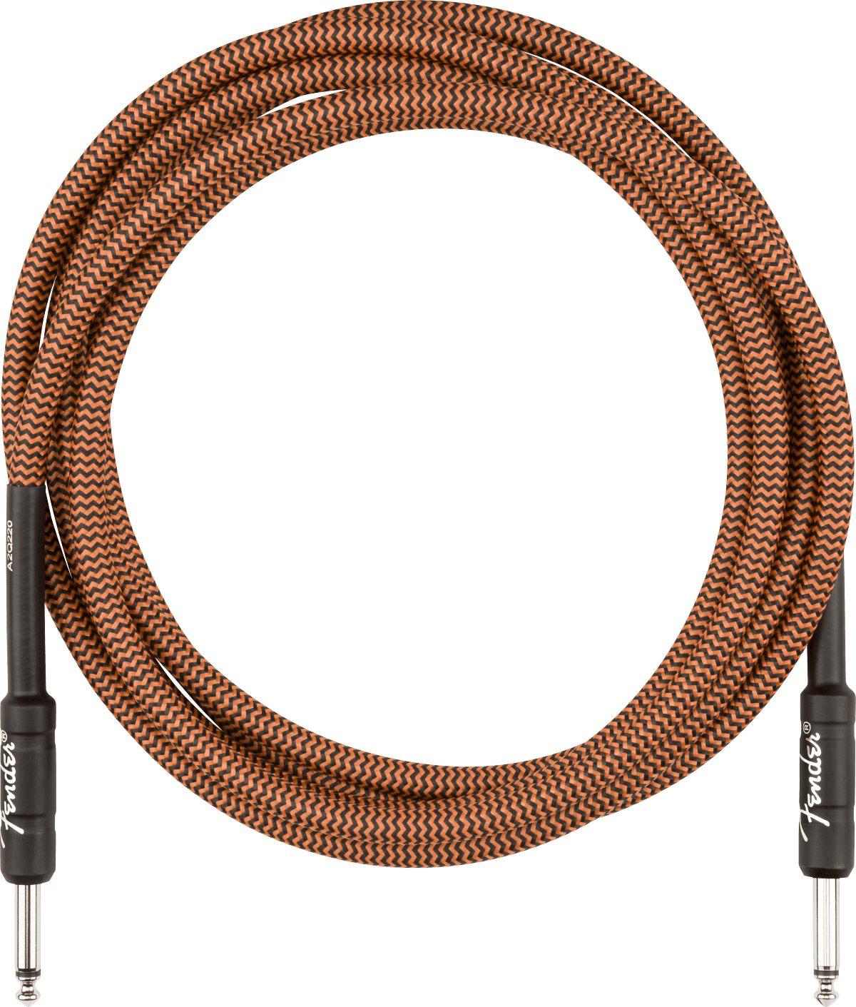 Fender Professional 10' Instrument Cable, Orange/Black Limited - Edition by FMIC