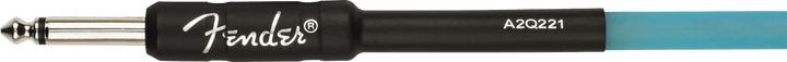 Fender Professional Glow in the Dark Cable, Blue, 18.6' by FMIC