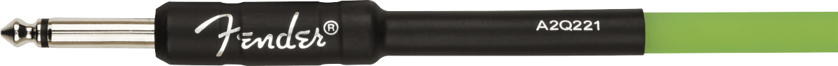 Fender Professional Glow in the Dark Cable, Green, 10' by FMIC
