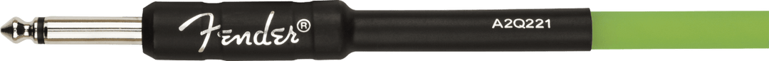 Fender Professional Glow in the Dark Cable, Green, 18.6' by FMIC
