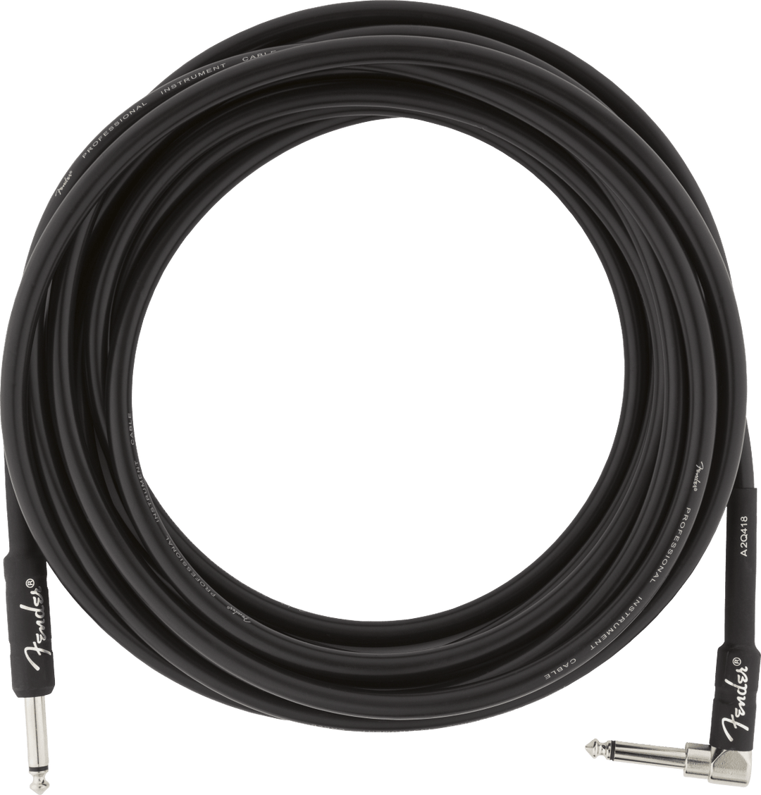 Fender Professional Series Angled Instrument Cable 18.6ft by FMIC