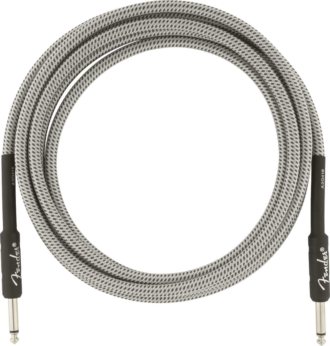Fender Professional Series Instrument Cable 10ft, White Tweed by FMIC