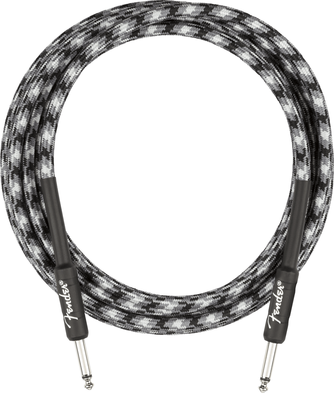 Fender Professional Series Instrument Cable, Straight/Straight, 10', Winter Camo by FMIC