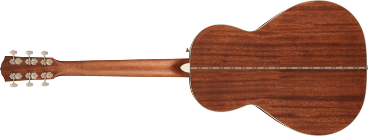 Fender PS - 220E Parlor, All Mahogany, Ovangkol Fingerboard, Aged Cognac Burst by FMIC
