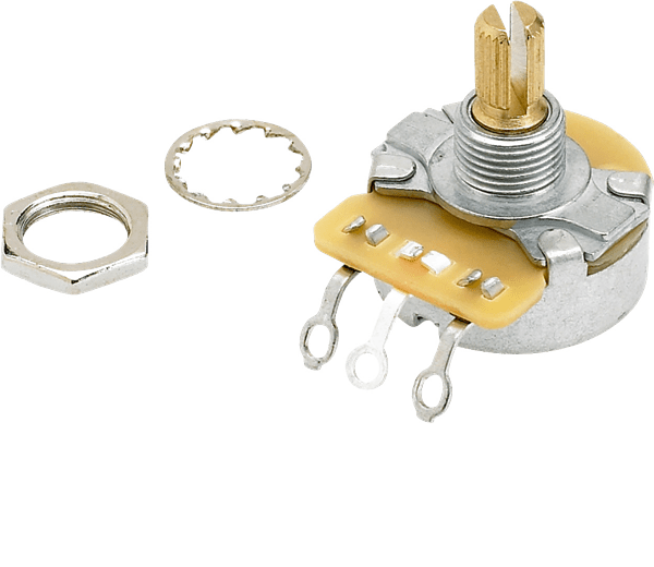 Fender Pure Vintage 250K Split Shaft Potentiometer with Mounting Hardware by FMIC