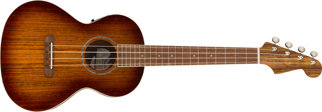 Fender Rincon Tenor Ukulele, Walnut Fingerboard, Aged Cognac Burst by FMIC