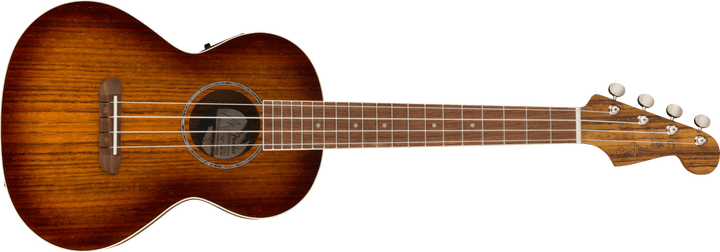 Fender Rincon Tenor Ukulele, Walnut Fingerboard, Aged Cognac Burst by FMIC