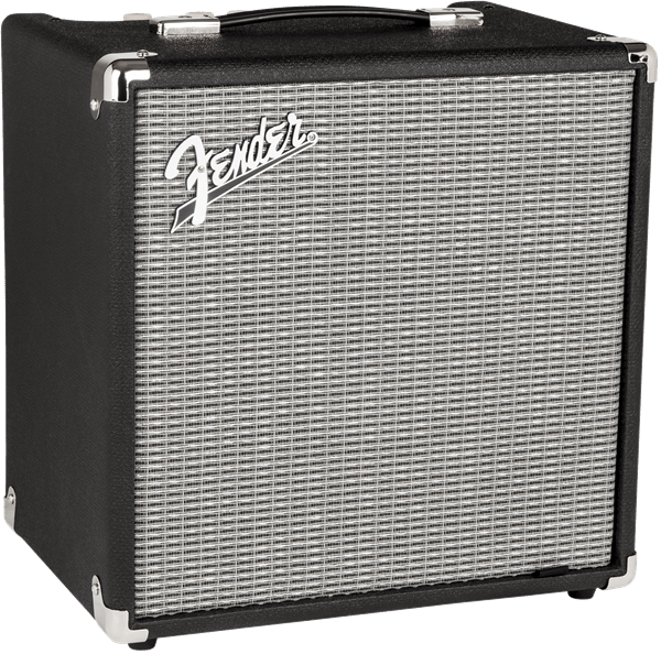 Fender Rumble™ 25 (V3), 120V, Black/Silver by FMIC