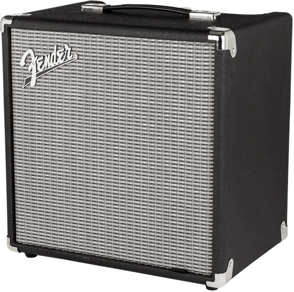 Fender Rumble™ 25 (V3), 120V, Black/Silver by FMIC