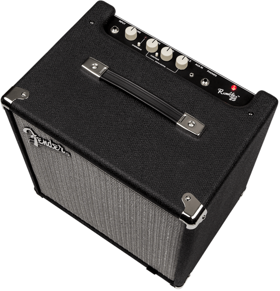 Fender Rumble™ 25 (V3), 120V, Black/Silver by FMIC
