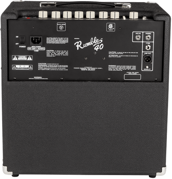 Fender Rumble™ 40 (V3) Bass Amp by FMIC