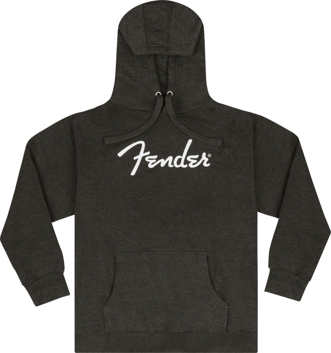 Fender® Spaghetti Logo Hoodie, Gray Heather by FMIC