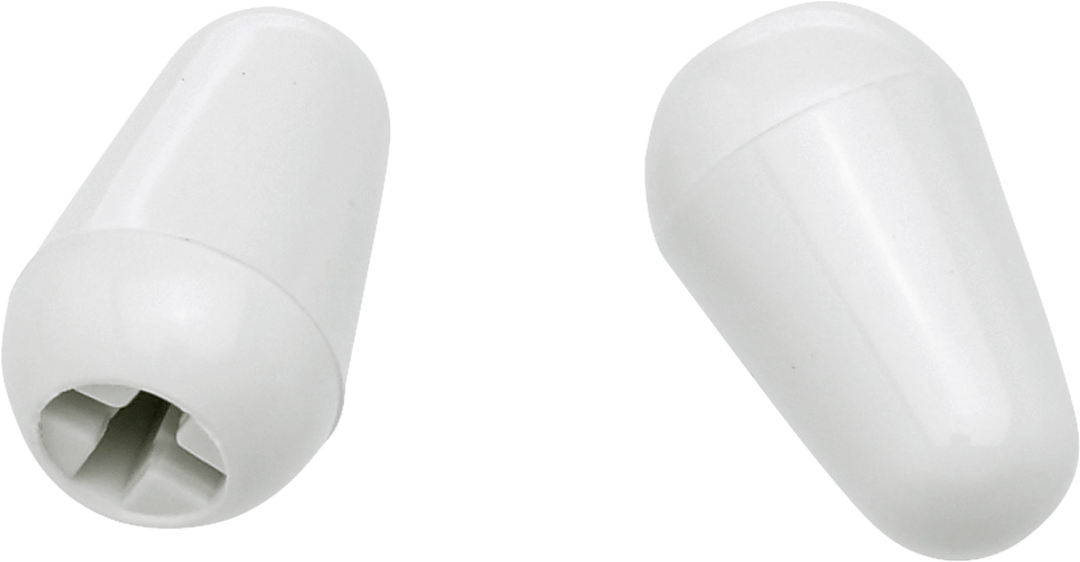 Fender Stratocaster® Switch Tips, White (2) by FMIC