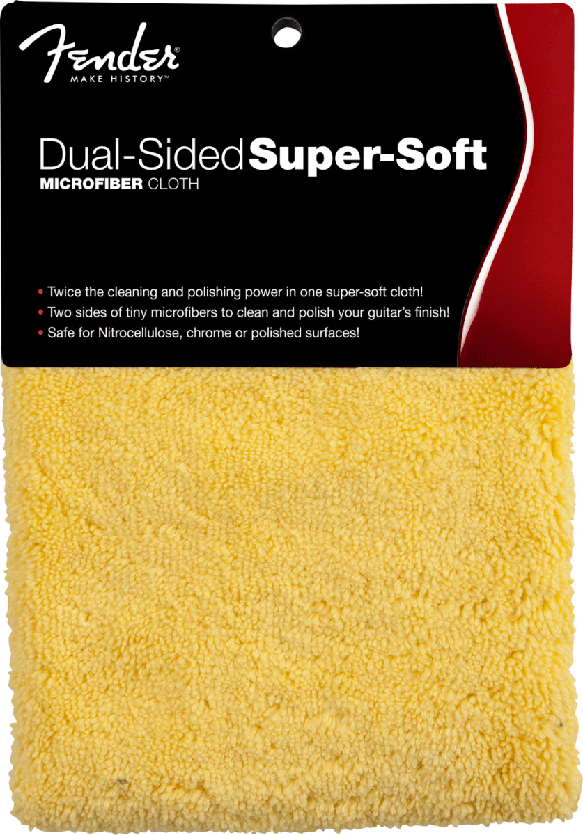 Fender Super - Soft, Dual - Sided Microfiber Cloth by FMIC