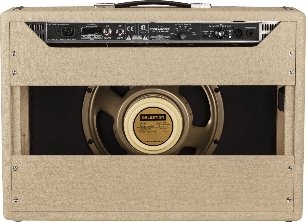 Fender Tone Master® Deluxe Reverb® Blonde, 120V by FMIC