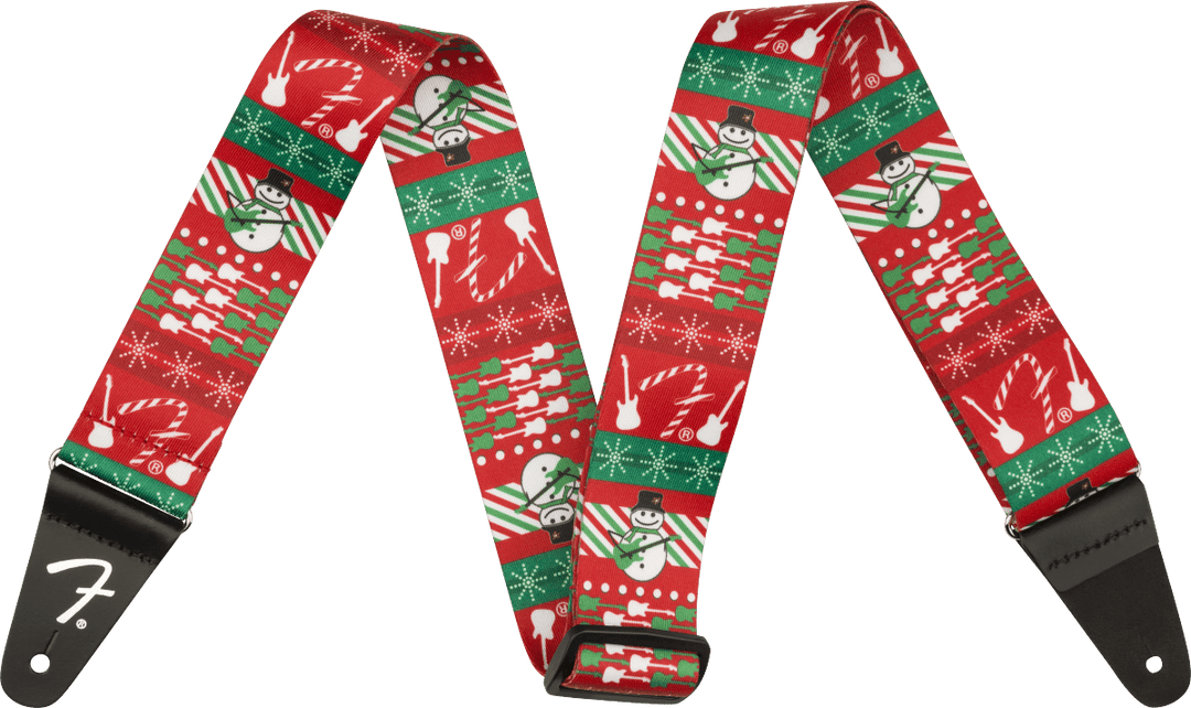 Fender® Ugly Xmas Sweater Strap, Snowman by FMIC