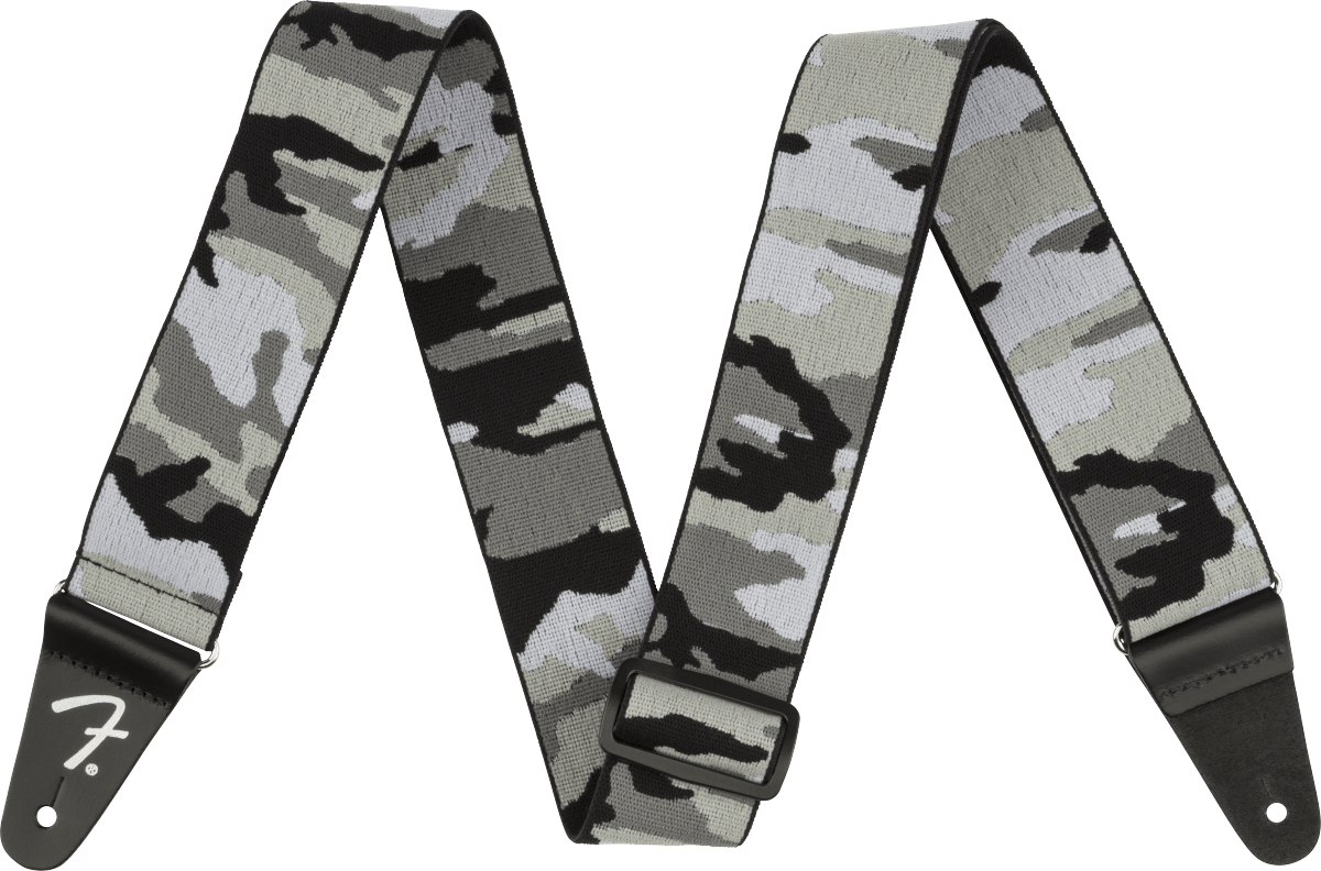 Fender WeighLess™ Camo Strap, Winter, 2" by FMIC