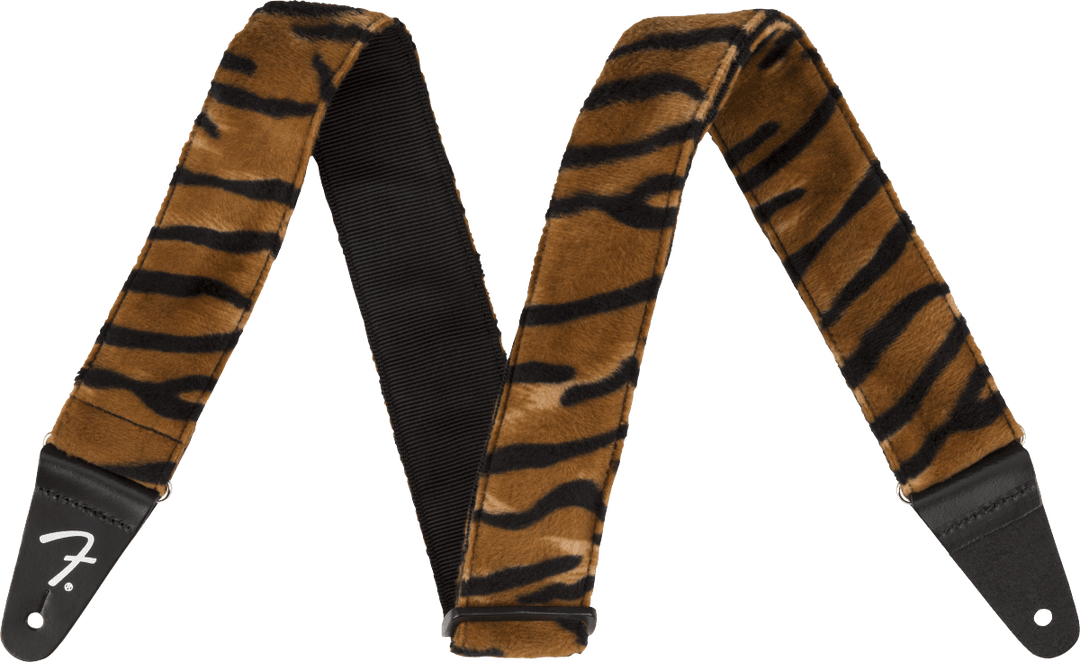 Fender Wild Animal Print Strap, Tiger, 2" by FMIC