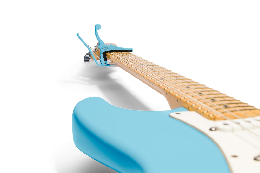 Fender x Kyser Electric Guitar Capo, Daphne Blue by Yorkville