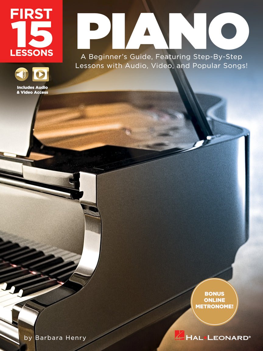 First 15 Lessons – Piano by Hal Leonard