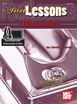 First Lessons Harmonica (Book + Online Audio/Video) by Mel Bay