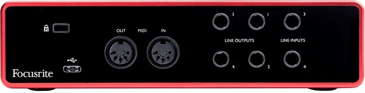 Focusrite Scarlett 4i4 3rd Gen by Erikson Audio