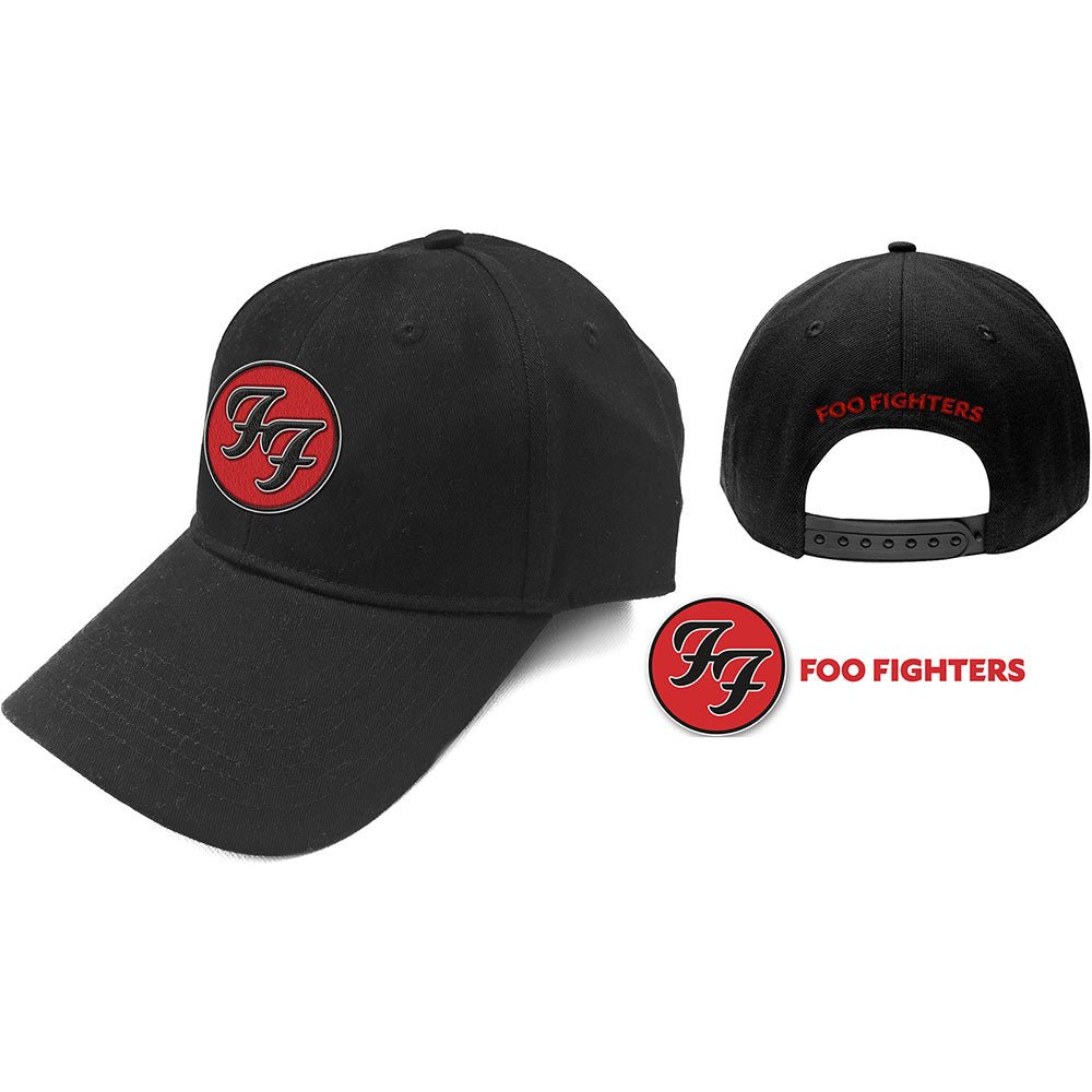 FOO FIGHTERS UNISEX BASEBALL CAP: FF LOGO by Rock Off Trade