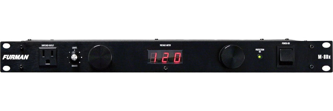 Furman M - 8DX 15A Standard Power Conditioner w/Lights and Digital Meter by SFM