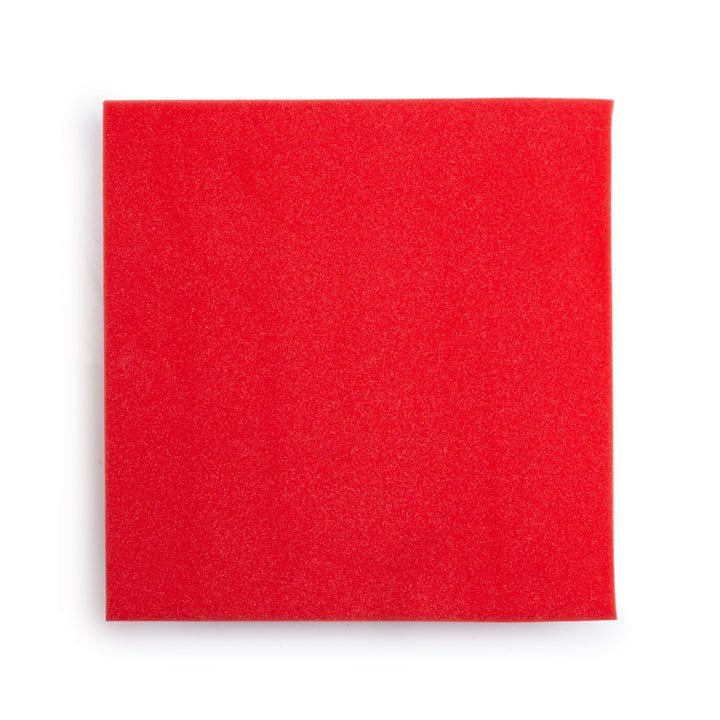 Gator Frameworks 8 Pack of Red 12" x 12" Acoustic Pyramid Panel by Erikson Audio