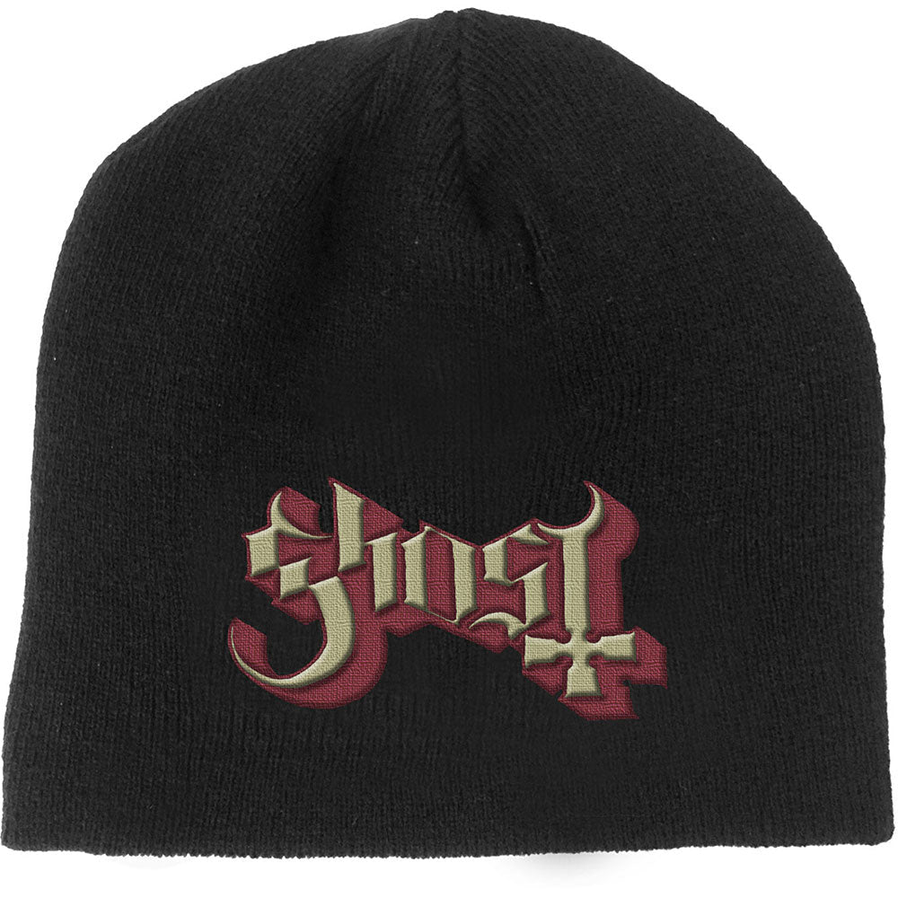 GHOST UNISEX BEANIE HAT: LOGO by Rock Off Trade