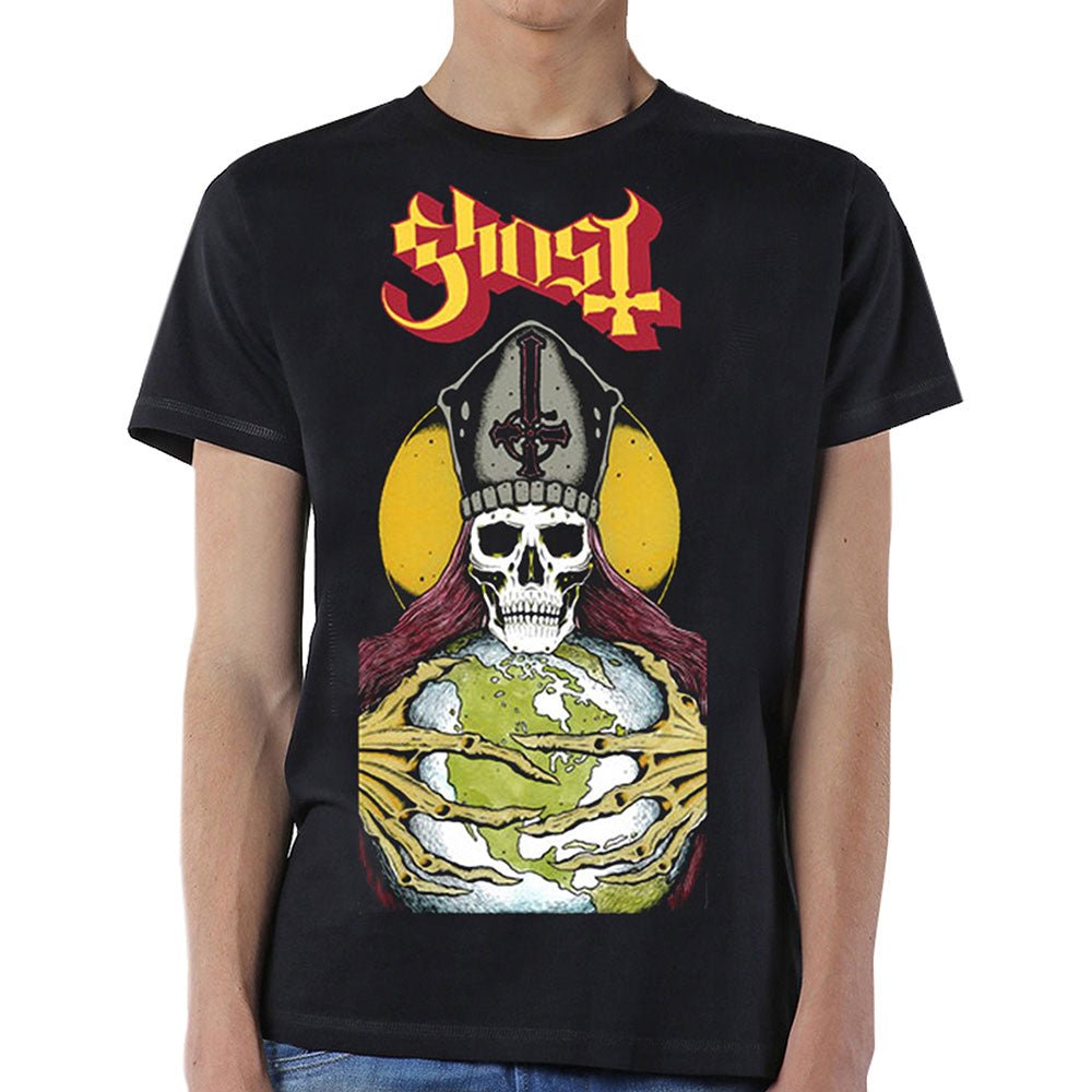GHOST UNISEX T - SHIRT: BLOOD CEREMONY by Rock Off Trade